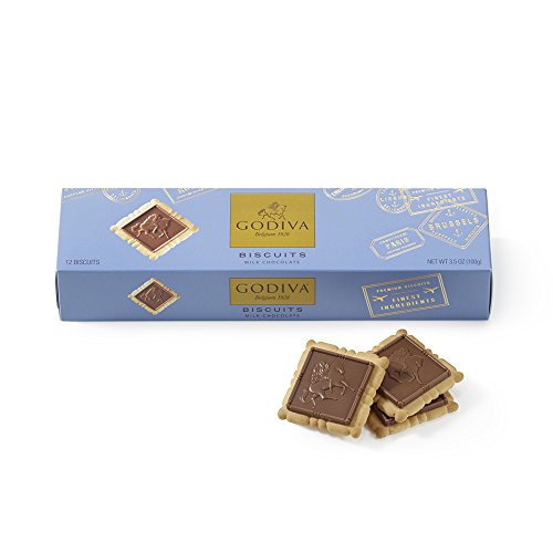 GODIVA Chocolatier Signature Milk Chocolate Biscuits