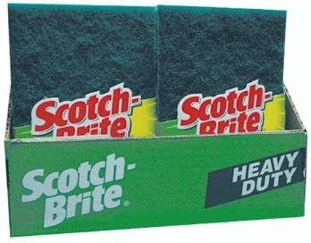 Heavy Duty Scour Pad for Tough Cleaning 6-inch, 6-pc Set