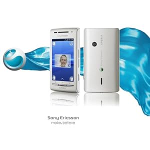 Sony Ericsson XPERIA X8 Blanc - Android - 3G+ - aGPS - Wifi - Bluetooth 2.1 - Port Micro USB