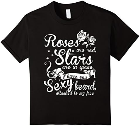 Kids Stars Are In Space Sexy Beared Attached To My Face Tshirt 12 Black