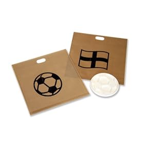 Pack of Two Football Non-Stick Re-usable Toaster Bags