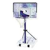 Lifetime 1301 Pool Side Basketball System with Backboard (White/Blue, 44-Inch)