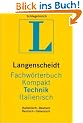 Langenscheidt Fachw�rterbuch Kompakt Technik, Italienisch