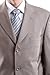 Men's Single Breasted 3 Button Tan Super 150's Wool Feel Dress Suit