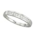 Jewelry : 14K White Gold Diamond Wedding/Anniversary Band - 0.25 Ct.