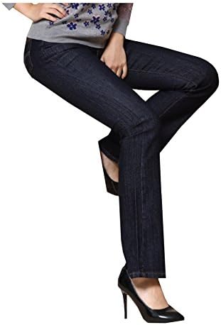 Women's Plus-Size Relaxed Comfort Fit Jean Black 16