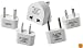 Travel Smart by Conair M-500E Polarized Adapter Plug Set
