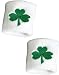 St. Patrick's Day White Irish Shamrock Wrist Bands