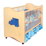 Boys Like Trucks Unique 2-in-1 Crib and Toddler Bed