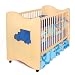 Boys Like Trucks Unique 2-in-1 Crib and Toddler Bed