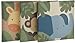 Kids Line Jungle 123 Canvas Wall Art 3 Piece, Brown