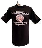 Barack Obama T-Shirt - Black President Barack Obama Inauguration Day January 20th 2009 Cotton Shirt Collectible Size Adult Large, Great Gift Idea Other products by Barack Obama
