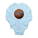 Artsmith, Inc. Long Sleeve Infant Bodysuit Basketball Equals Life - Sky Blue, 18 to 24 Months