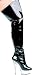 609-CASINO, 6 Heel Pointed Stilletto Thigh High Boots in 4 Colors by Ellie Shoes