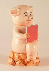 Danbury Mint 8cm high pig figurine - Piggies collection - Pig Pen