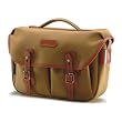 Billingham Hadley Pro Canvas Camera Bag With Tan Leather Trim - Khaki