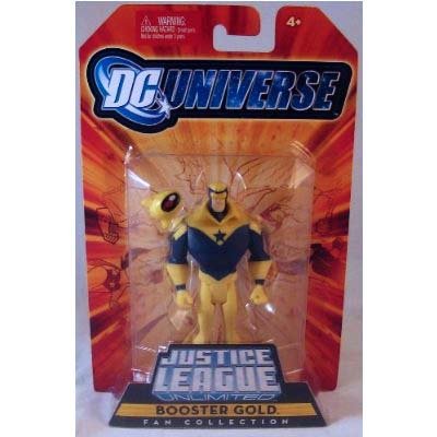  DC Universe Justice League Unlimited Fan Collection Action Figure Booster Gold