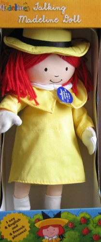 Talking Madeline Doll - Says 4 English & 4 French Phrases! (2009)