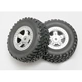 Chrome Wheel,RacingTire(2): 1/16 SLH
