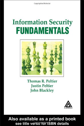 Information Security Fundamentals 0849319579 pdf