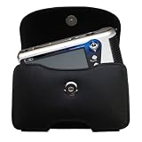 Gomadic for the APEX Digital E2go - Horizontal Leather Case with Belt Clip/Loop for the APEX Digital E2go