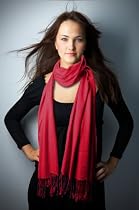 HOLLYWOOD PASHMINA, Red
