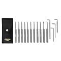 C1510 15 Piece Slimline Lock Pick Set with FREE Easy Picking Booklet