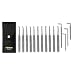 C1510 15 Piece Slimline Lock Pick Set with FREE Easy Picking Booklet