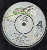 NEVER LET HER GO 7 INCH (7" VINYL 45) UK ELEKTRA 1974