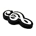 CHUYI Novelty and Cute Music Note Shape Design 16GB USB 2.0 Flash Drive Pen Drive Memory Stick Storage Cool Thumb Drive U Disk Gift (Black)