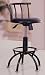 Adjustable Swivel Bar Stool in Black ADS6051-bk