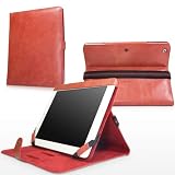 BoxWave Elite iPad (3rd Generation) Leather Book Jacket, Genuine Leather Folio iPad3 Case w/ Multi-Angle Stand for The new iPad 3 - Covers and Cases (Ardent Red)
