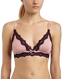 Intimo Womens Micro Bralette with Contrast Lace - 61338