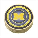 Michigan Logo Coasters with Tin