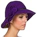 Sakkas Gloria Vintage Style Wool Cloche Hat