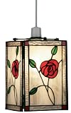 Rose Tiffany Pendant Shade Rose Tiffany Pendant Shade