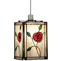 Rose Tiffany Pendant Shade