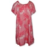 Tahitian Gardenia Petal Sleeve Caftan/Kaftan Mu'u Mu'u House Dress - Plus Size