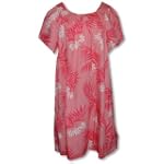 Tahitian Gardenia Petal Sleeve Caftan/Kaftan Mu'u Mu'u House Dress - Plus Size