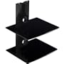 Cheetah Mounts AS2B 2 Shelf Wall Mount Bracket for LCD, LED and Plasma TV with Cable Management System