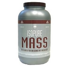 Nature's Best Isopure Mass, Chocolate, 3.25-Pound Tub