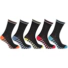 Mens Cotton Rich Pattern Socks (Pack of 5)
