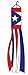Puerto Rico Polyester 60 Inch Windsock Outdoor Garden Wind Sock PR Decoration