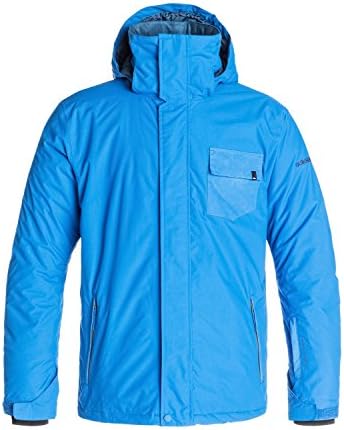 Quiksilver Snow Men's Mission Plain Jacket, Olympian Blue, X-Large