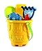 Summer Fun 8 Piece Children's Kid's Toy Beach/Sandbox Tool Playset, Comes with Bucket, Hand Tools, Sand Molds (Colors May Vary)
