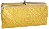 HOBO INTERNATIONAL Lauren Embossed Wallet/Clutch,Mustard,one size Review