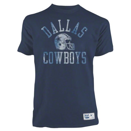 Dallas Cowboys Navy Wildcat Garment Washed Tee
