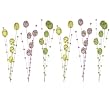 Egg stem in mixed colors - set of 6