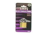 Bulk Pack of 144 - 20 MM brass Padlock with keys (Each) By Bulk Buys