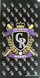 Major League Baseball MLB Bath Sheets / Body Towels: Colorado Rockies Towel